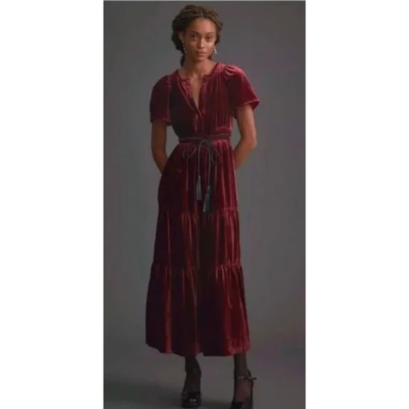 Anthropologie Dresses & Skirts - Anthropologie The Somerset maxi dress : velvet edition